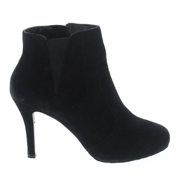 ROCKPORT Seven To 7 Gore Shootie High Heel Boots 10.M Black Suede - Picture 4 of 5